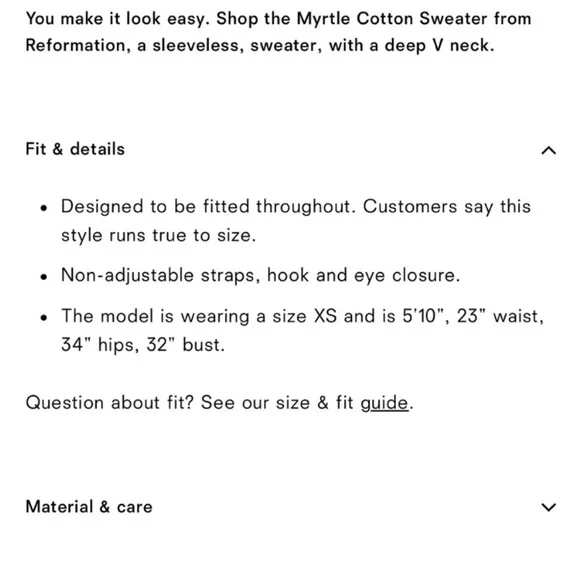 NWT • Reformation Christen Top in Dunes Check - Picture 3 of 7